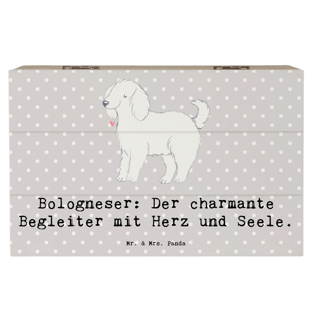 Holzkiste Bologneser Begleiter Holzkiste, Kiste, Schatzkiste, Truhe, Schatulle, XXL, Erinnerungsbox, Erinnerungskiste, Dekokiste, Aufbewahrungsbox, Geschenkbox, Geschenkdose, Hund, Hunderasse, Rassehund, Hundebesitzer, Geschenk, Tierfreund, Schenken, Welpe