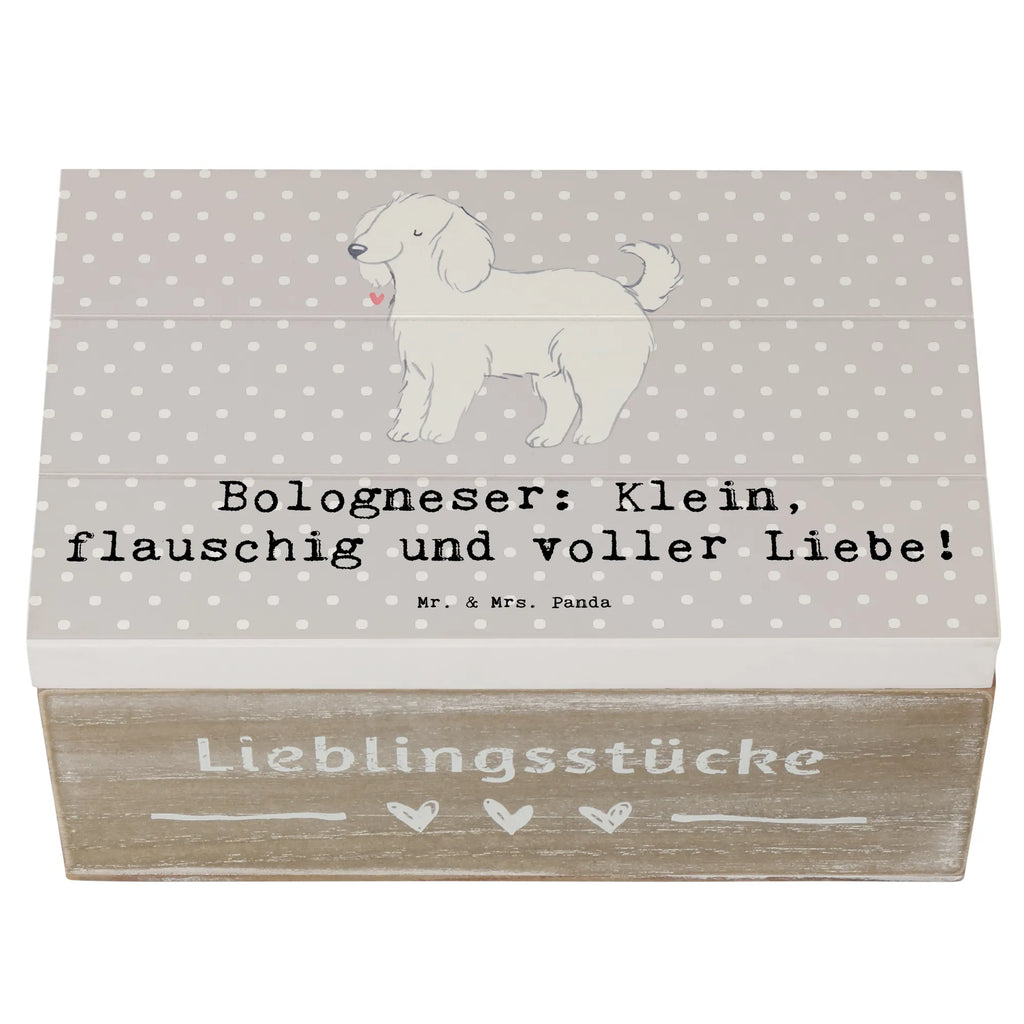 Holzkiste Bologneser Liebe Holzkiste, Kiste, Schatzkiste, Truhe, Schatulle, XXL, Erinnerungsbox, Erinnerungskiste, Dekokiste, Aufbewahrungsbox, Geschenkbox, Geschenkdose, Hund, Hunderasse, Rassehund, Hundebesitzer, Geschenk, Tierfreund, Schenken, Welpe