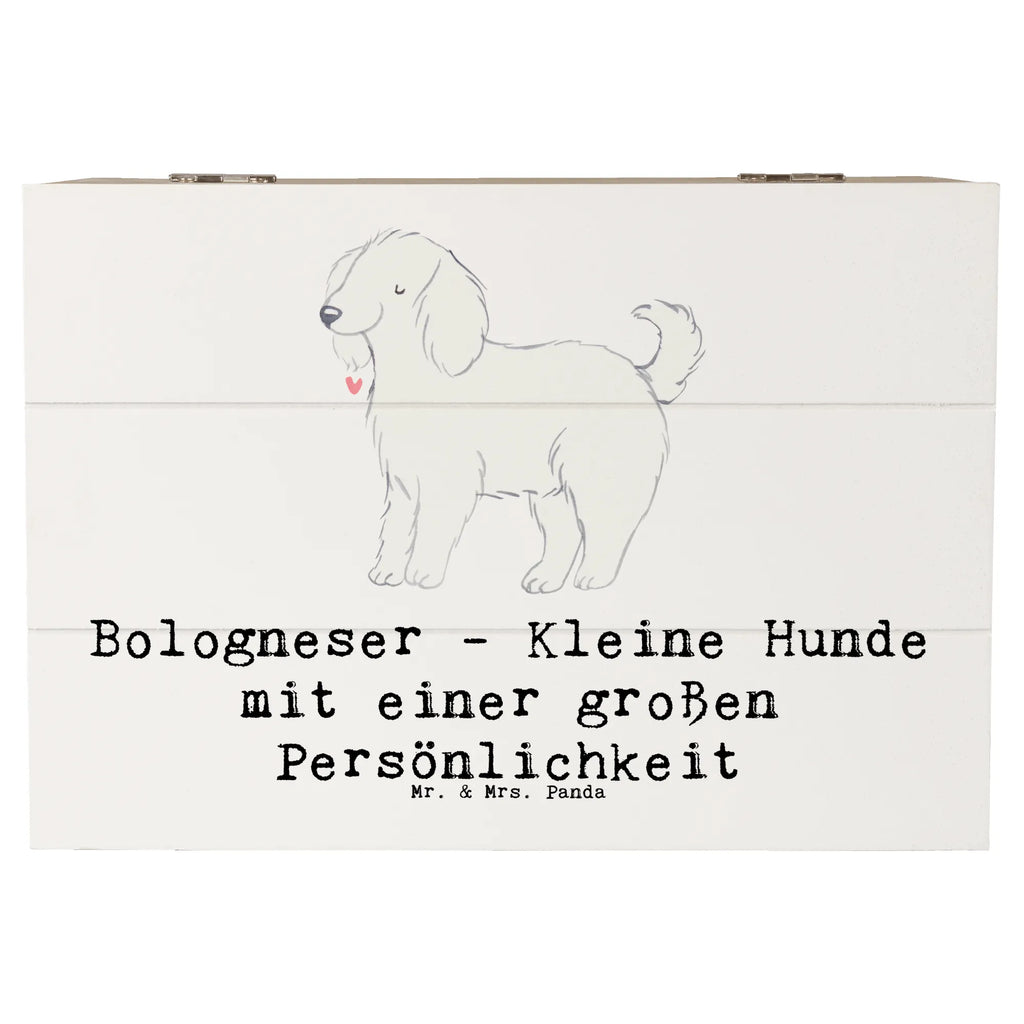 Holzkiste Bologneser Charakterstark Holzkiste, Kiste, Schatzkiste, Truhe, Schatulle, XXL, Erinnerungsbox, Erinnerungskiste, Dekokiste, Aufbewahrungsbox, Geschenkbox, Geschenkdose, Hund, Hunderasse, Rassehund, Hundebesitzer, Geschenk, Tierfreund, Schenken, Welpe