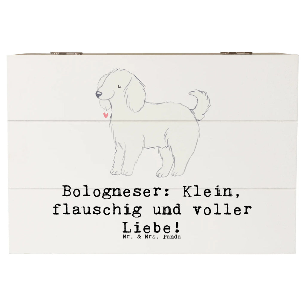 Holzkiste Bologneser Liebe Holzkiste, Kiste, Schatzkiste, Truhe, Schatulle, XXL, Erinnerungsbox, Erinnerungskiste, Dekokiste, Aufbewahrungsbox, Geschenkbox, Geschenkdose, Hund, Hunderasse, Rassehund, Hundebesitzer, Geschenk, Tierfreund, Schenken, Welpe