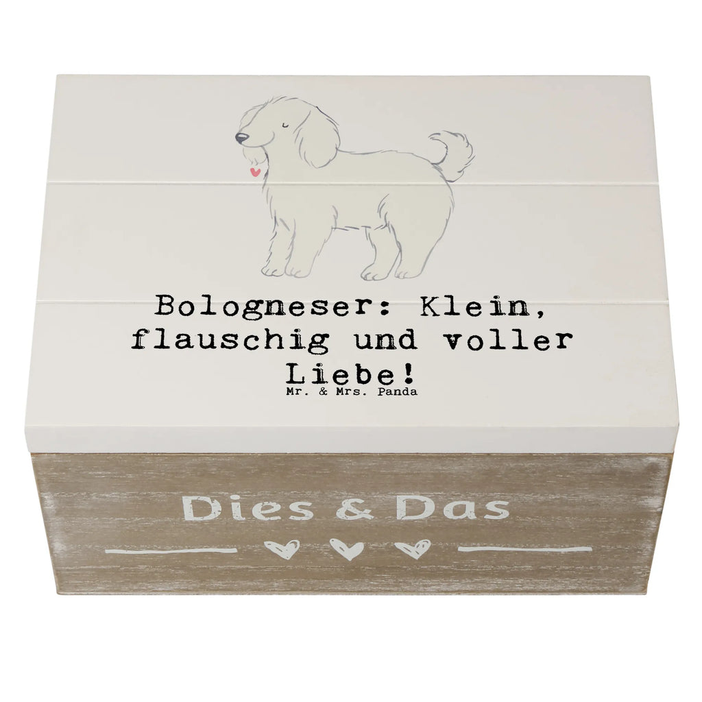 Holzkiste Bologneser Liebe Holzkiste, Kiste, Schatzkiste, Truhe, Schatulle, XXL, Erinnerungsbox, Erinnerungskiste, Dekokiste, Aufbewahrungsbox, Geschenkbox, Geschenkdose, Hund, Hunderasse, Rassehund, Hundebesitzer, Geschenk, Tierfreund, Schenken, Welpe