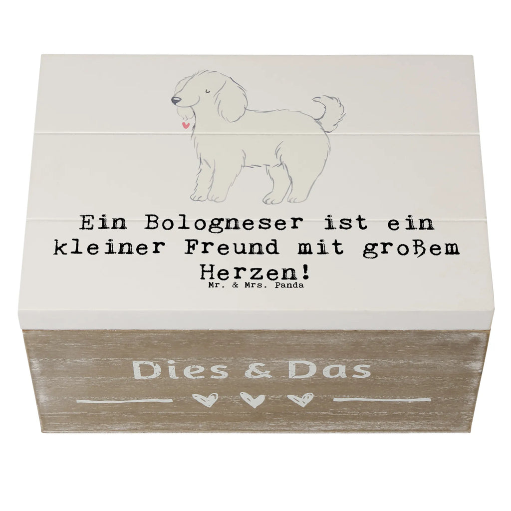 Holzkiste Bologneser Herzfreund Holzkiste, Kiste, Schatzkiste, Truhe, Schatulle, XXL, Erinnerungsbox, Erinnerungskiste, Dekokiste, Aufbewahrungsbox, Geschenkbox, Geschenkdose, Hund, Hunderasse, Rassehund, Hundebesitzer, Geschenk, Tierfreund, Schenken, Welpe