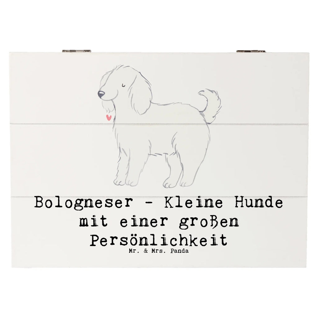 Holzkiste Bologneser Charakterstark Holzkiste, Kiste, Schatzkiste, Truhe, Schatulle, XXL, Erinnerungsbox, Erinnerungskiste, Dekokiste, Aufbewahrungsbox, Geschenkbox, Geschenkdose, Hund, Hunderasse, Rassehund, Hundebesitzer, Geschenk, Tierfreund, Schenken, Welpe