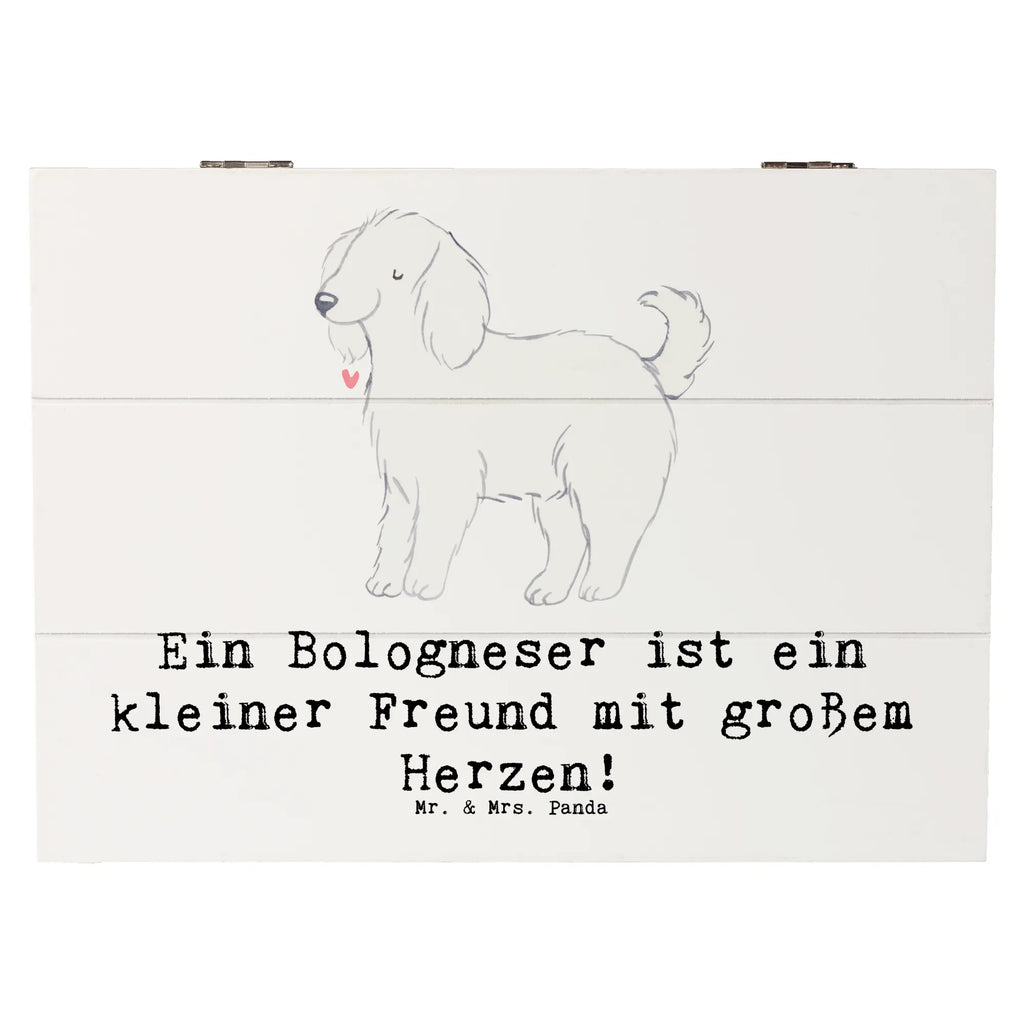 Holzkiste Bologneser Herzfreund Holzkiste, Kiste, Schatzkiste, Truhe, Schatulle, XXL, Erinnerungsbox, Erinnerungskiste, Dekokiste, Aufbewahrungsbox, Geschenkbox, Geschenkdose, Hund, Hunderasse, Rassehund, Hundebesitzer, Geschenk, Tierfreund, Schenken, Welpe