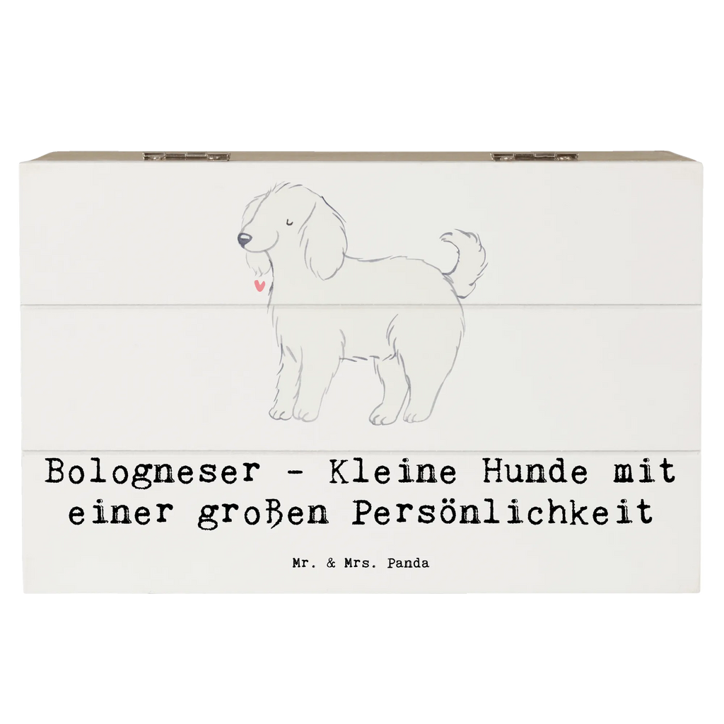 Holzkiste Bologneser Charakterstark Holzkiste, Kiste, Schatzkiste, Truhe, Schatulle, XXL, Erinnerungsbox, Erinnerungskiste, Dekokiste, Aufbewahrungsbox, Geschenkbox, Geschenkdose, Hund, Hunderasse, Rassehund, Hundebesitzer, Geschenk, Tierfreund, Schenken, Welpe