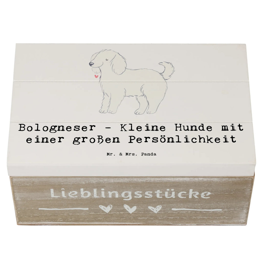 Holzkiste Bologneser Charakterstark Holzkiste, Kiste, Schatzkiste, Truhe, Schatulle, XXL, Erinnerungsbox, Erinnerungskiste, Dekokiste, Aufbewahrungsbox, Geschenkbox, Geschenkdose, Hund, Hunderasse, Rassehund, Hundebesitzer, Geschenk, Tierfreund, Schenken, Welpe