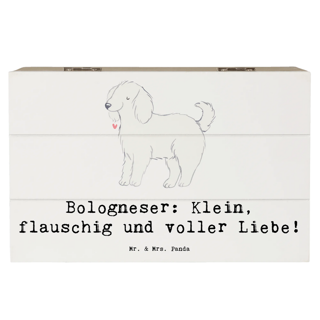 Holzkiste Bologneser Liebe Holzkiste, Kiste, Schatzkiste, Truhe, Schatulle, XXL, Erinnerungsbox, Erinnerungskiste, Dekokiste, Aufbewahrungsbox, Geschenkbox, Geschenkdose, Hund, Hunderasse, Rassehund, Hundebesitzer, Geschenk, Tierfreund, Schenken, Welpe