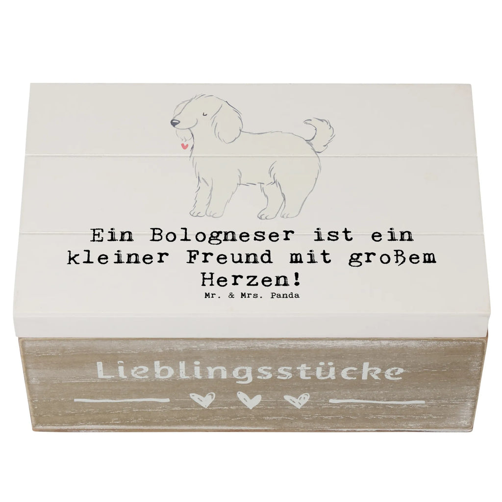 Holzkiste Bologneser Herzfreund Holzkiste, Kiste, Schatzkiste, Truhe, Schatulle, XXL, Erinnerungsbox, Erinnerungskiste, Dekokiste, Aufbewahrungsbox, Geschenkbox, Geschenkdose, Hund, Hunderasse, Rassehund, Hundebesitzer, Geschenk, Tierfreund, Schenken, Welpe