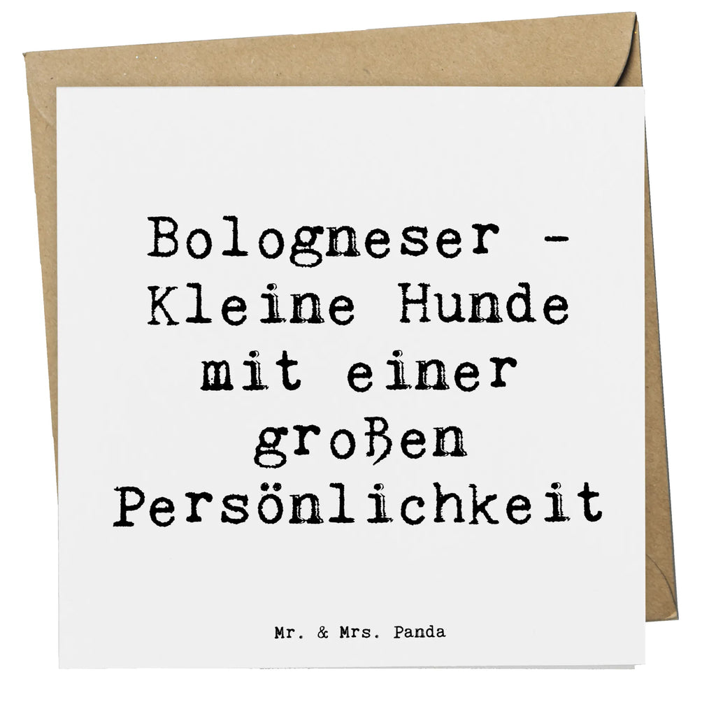 Deluxe Karte Spruch Bologneser Charakterstark Karte, Grußkarte, Klappkarte, Einladungskarte, Glückwunschkarte, Hochzeitskarte, Geburtstagskarte, Hochwertige Grußkarte, Hochwertige Klappkarte, Hund, Hunderasse, Rassehund, Hundebesitzer, Geschenk, Tierfreund, Schenken, Welpe