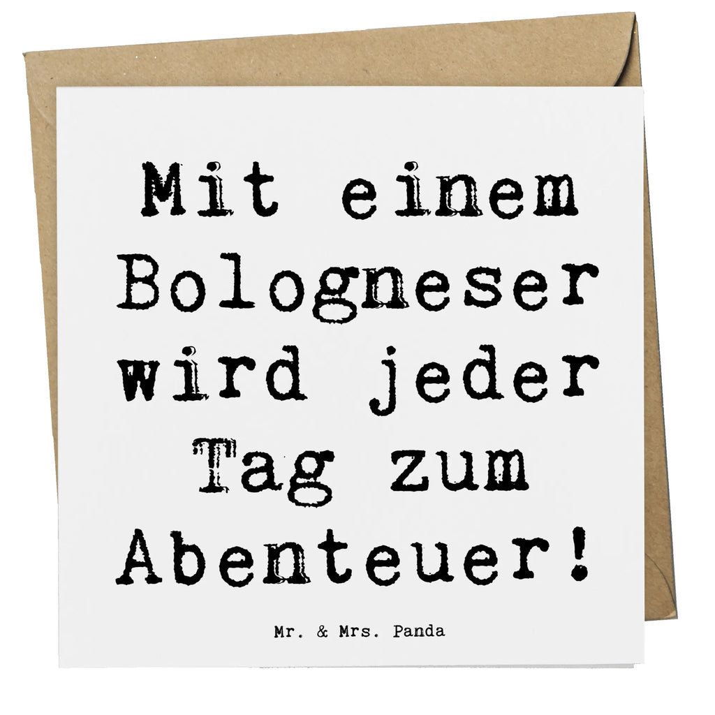 Deluxe Karte Spruch Bologneser Abenteuer Karte, Grußkarte, Klappkarte, Einladungskarte, Glückwunschkarte, Hochzeitskarte, Geburtstagskarte, Hochwertige Grußkarte, Hochwertige Klappkarte, Hund, Hunderasse, Rassehund, Hundebesitzer, Geschenk, Tierfreund, Schenken, Welpe