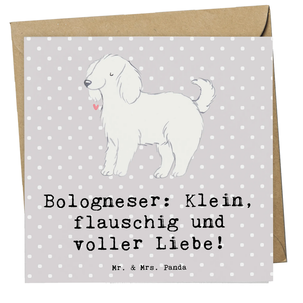 Deluxe Karte Bologneser Liebe Karte, Grußkarte, Klappkarte, Einladungskarte, Glückwunschkarte, Hochzeitskarte, Geburtstagskarte, Hochwertige Grußkarte, Hochwertige Klappkarte, Hund, Hunderasse, Rassehund, Hundebesitzer, Geschenk, Tierfreund, Schenken, Welpe