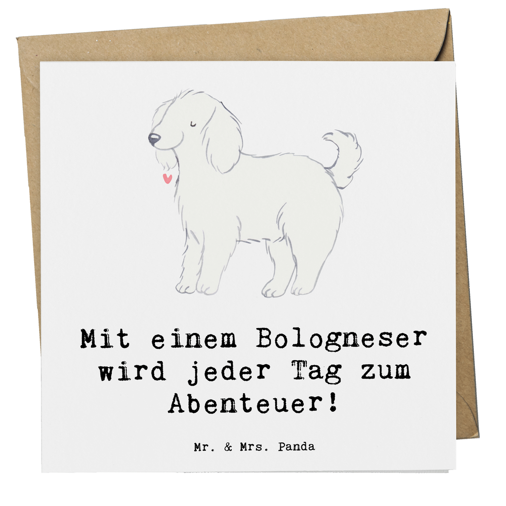 Deluxe Karte Bologneser Abenteuer Karte, Grußkarte, Klappkarte, Einladungskarte, Glückwunschkarte, Hochzeitskarte, Geburtstagskarte, Hochwertige Grußkarte, Hochwertige Klappkarte, Hund, Hunderasse, Rassehund, Hundebesitzer, Geschenk, Tierfreund, Schenken, Welpe