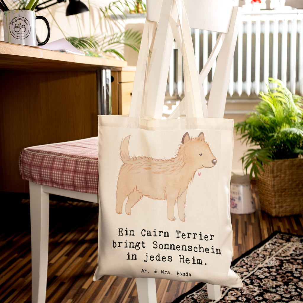 Tragetasche Cairn Terrier Glück Beuteltasche, Beutel, Einkaufstasche, Jutebeutel, Stoffbeutel, Tasche, Shopper, Umhängetasche, Strandtasche, Schultertasche, Stofftasche, Tragetasche, Badetasche, Jutetasche, Einkaufstüte, Laptoptasche, Hund, Hunderasse, Rassehund, Hundebesitzer, Geschenk, Tierfreund, Schenken, Welpe