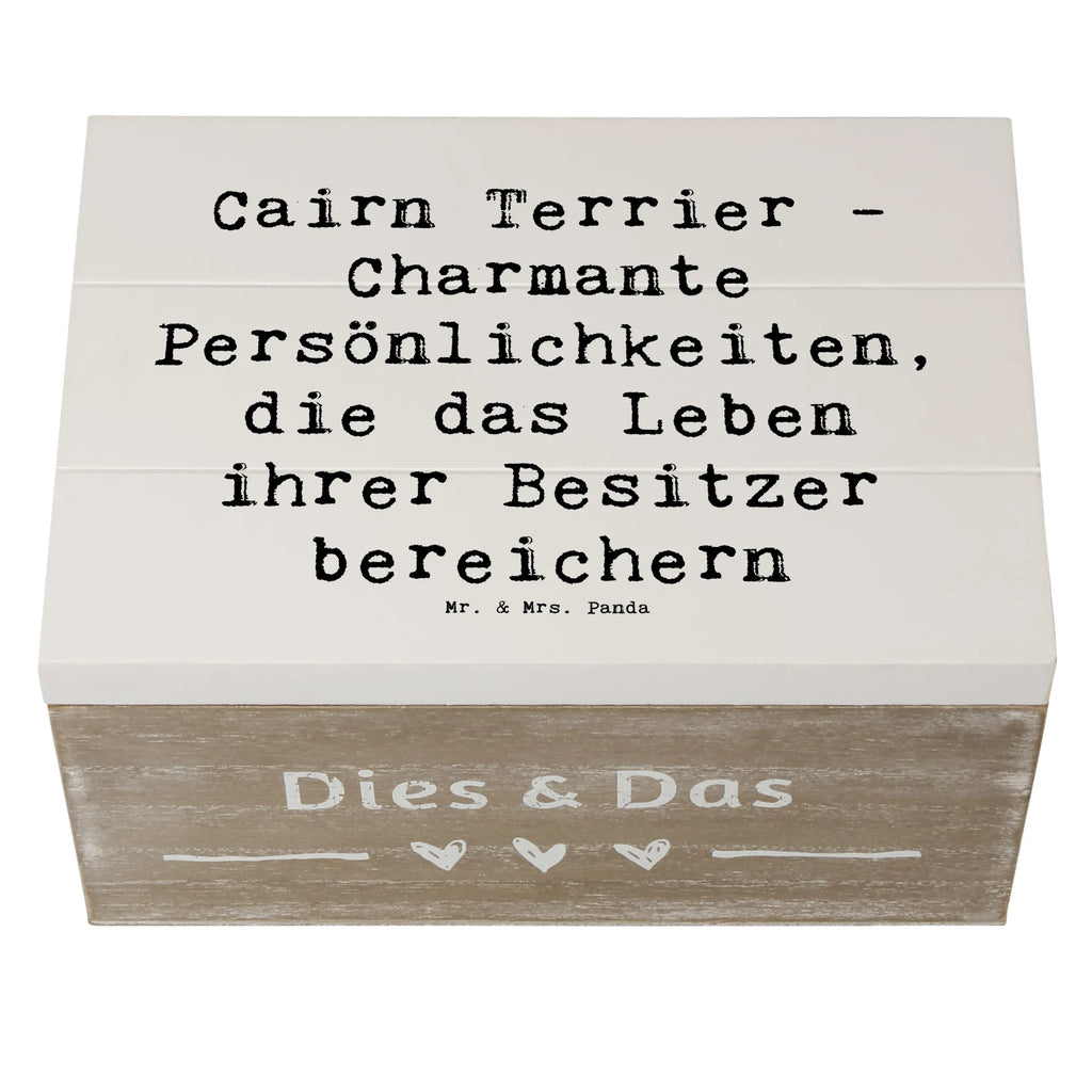 Holzkiste Spruch Cairn Terrier Holzkiste, Kiste, Schatzkiste, Truhe, Schatulle, XXL, Erinnerungsbox, Erinnerungskiste, Dekokiste, Aufbewahrungsbox, Geschenkbox, Geschenkdose, Hund, Hunderasse, Rassehund, Hundebesitzer, Geschenk, Tierfreund, Schenken, Welpe