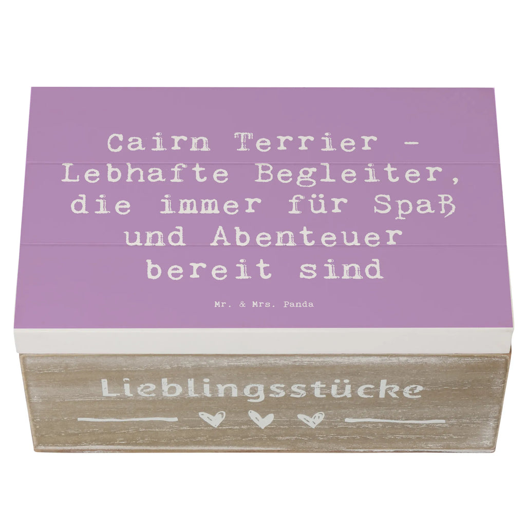 Holzkiste Spruch Cairn Terrier Begleiter Holzkiste, Kiste, Schatzkiste, Truhe, Schatulle, XXL, Erinnerungsbox, Erinnerungskiste, Dekokiste, Aufbewahrungsbox, Geschenkbox, Geschenkdose, Hund, Hunderasse, Rassehund, Hundebesitzer, Geschenk, Tierfreund, Schenken, Welpe