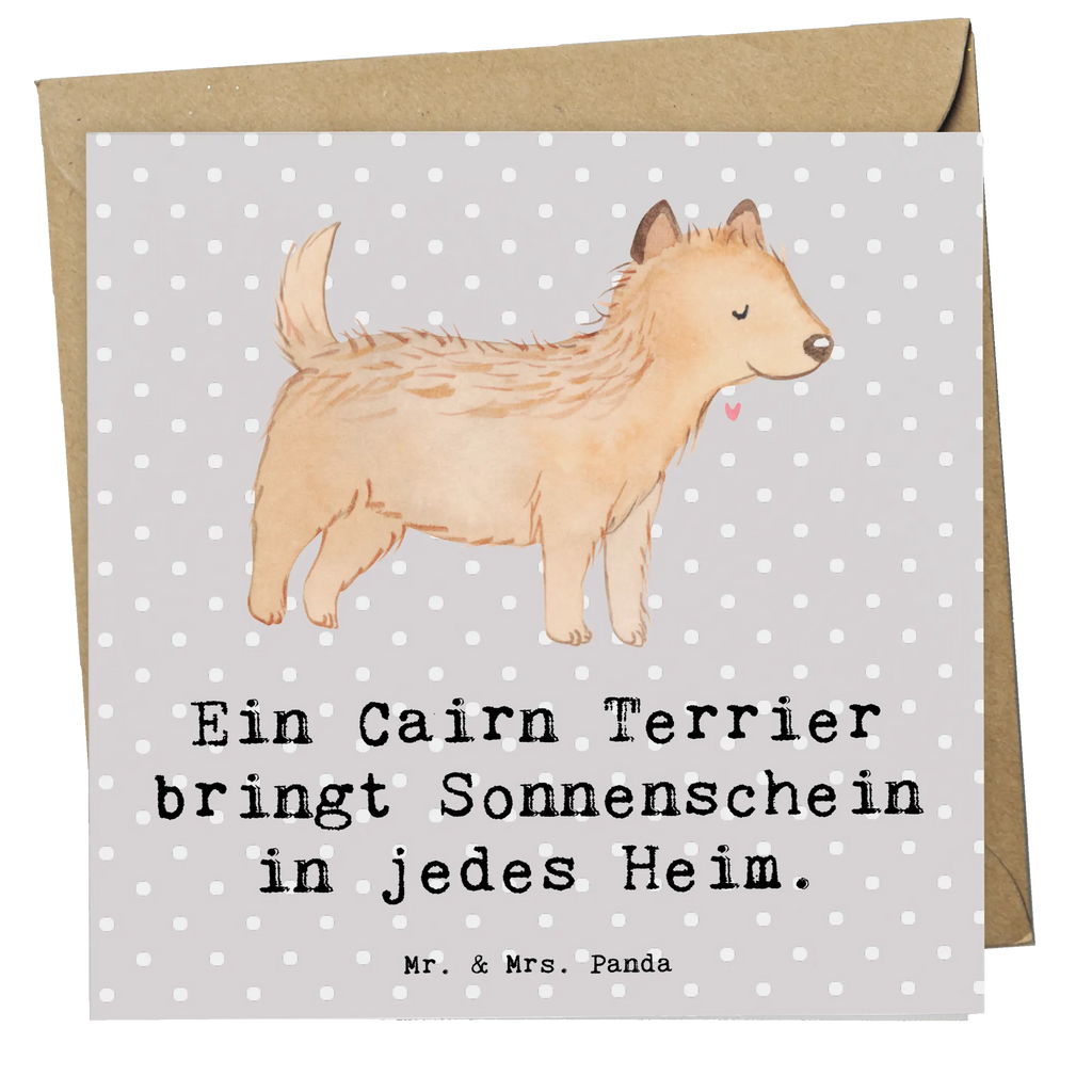 Deluxe Karte Cairn Terrier Glück Karte, Grußkarte, Klappkarte, Einladungskarte, Glückwunschkarte, Hochzeitskarte, Geburtstagskarte, Hochwertige Grußkarte, Hochwertige Klappkarte, Hund, Hunderasse, Rassehund, Hundebesitzer, Geschenk, Tierfreund, Schenken, Welpe