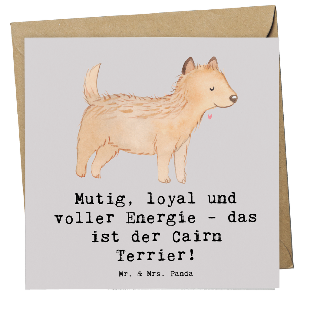 Deluxe Karte Mutiger Cairn Terrier Karte, Grußkarte, Klappkarte, Einladungskarte, Glückwunschkarte, Hochzeitskarte, Geburtstagskarte, Hochwertige Grußkarte, Hochwertige Klappkarte, Hund, Hunderasse, Rassehund, Hundebesitzer, Geschenk, Tierfreund, Schenken, Welpe