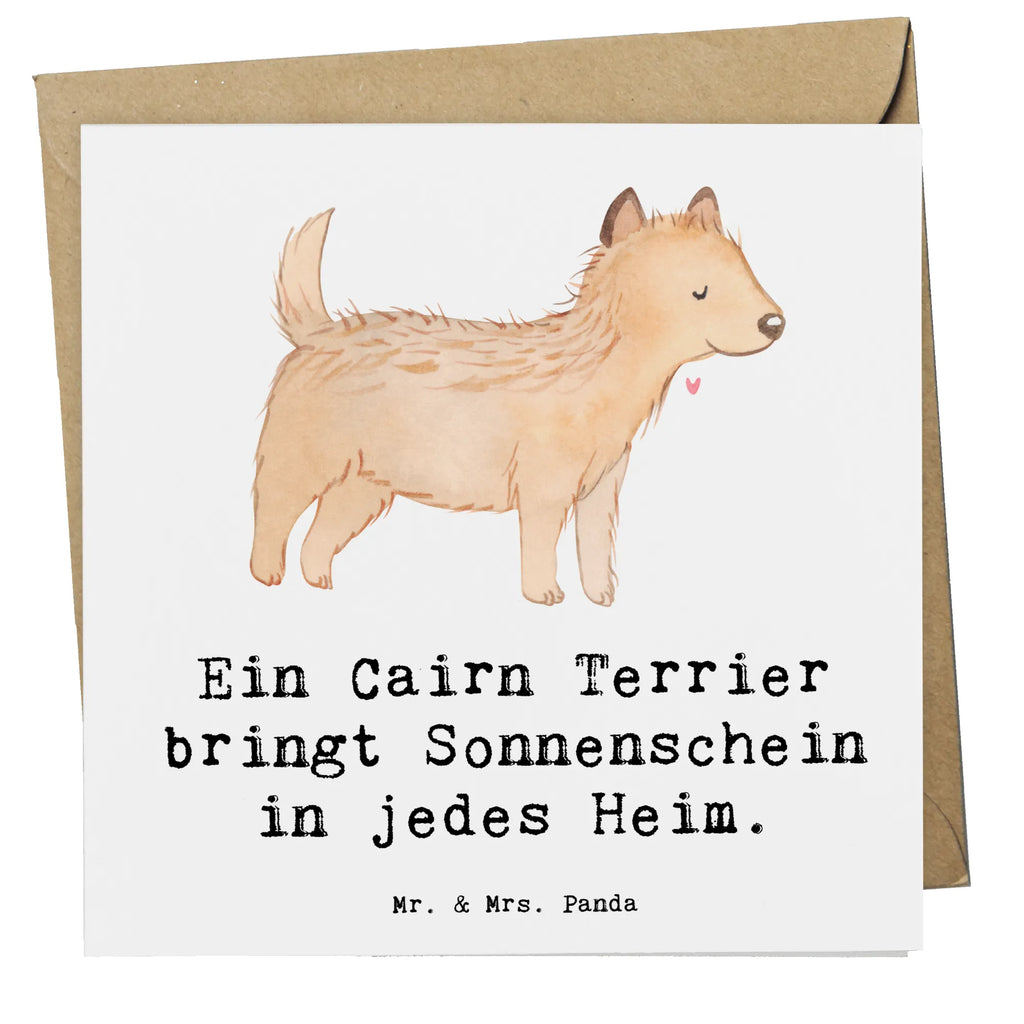 Deluxe Karte Cairn Terrier Glück Karte, Grußkarte, Klappkarte, Einladungskarte, Glückwunschkarte, Hochzeitskarte, Geburtstagskarte, Hochwertige Grußkarte, Hochwertige Klappkarte, Hund, Hunderasse, Rassehund, Hundebesitzer, Geschenk, Tierfreund, Schenken, Welpe