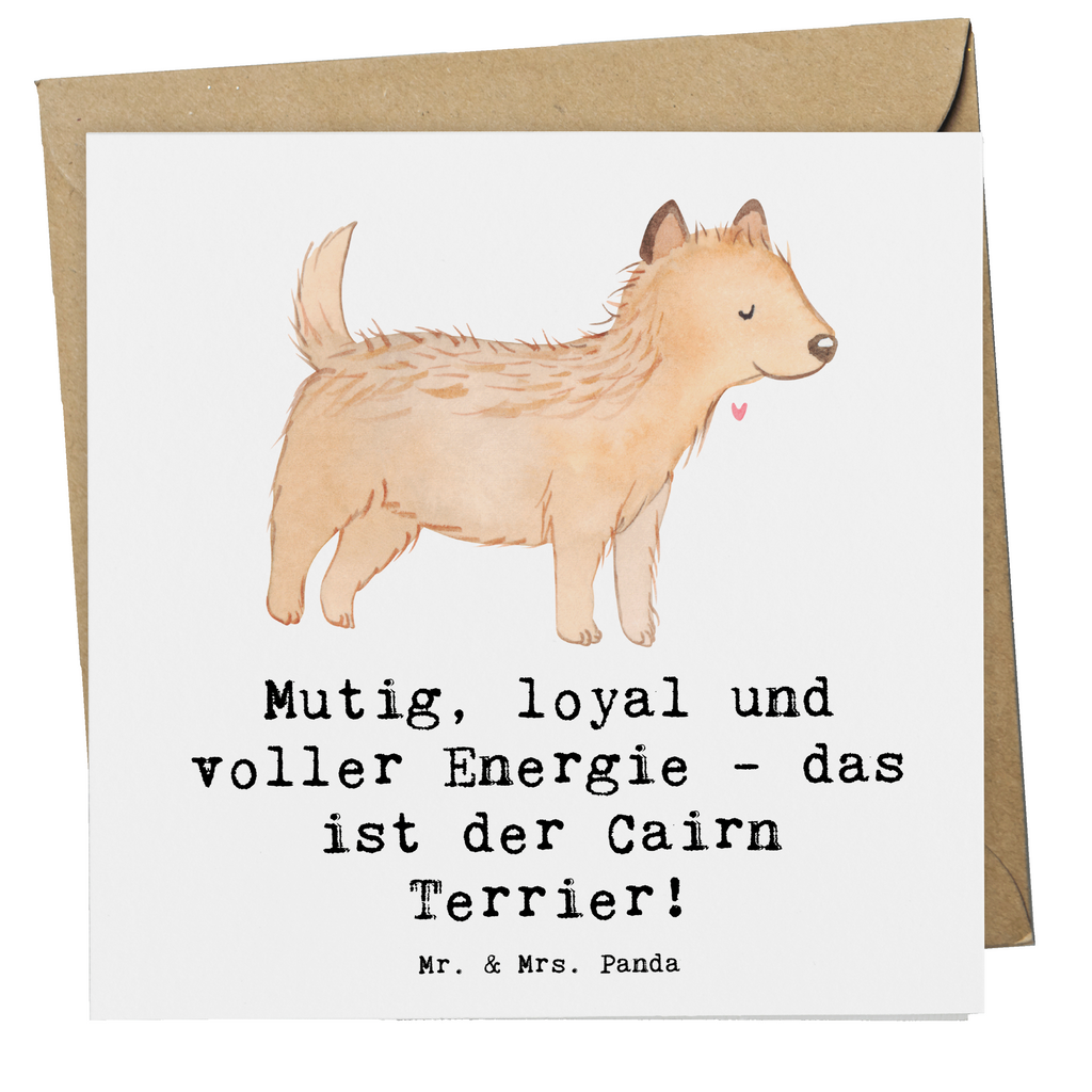 Deluxe Karte Mutiger Cairn Terrier Karte, Grußkarte, Klappkarte, Einladungskarte, Glückwunschkarte, Hochzeitskarte, Geburtstagskarte, Hochwertige Grußkarte, Hochwertige Klappkarte, Hund, Hunderasse, Rassehund, Hundebesitzer, Geschenk, Tierfreund, Schenken, Welpe