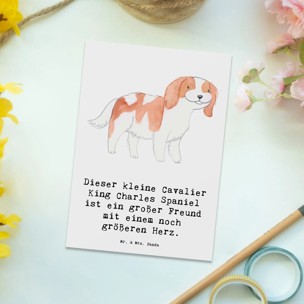 Postkarte Cavalier King Charles Spaniel Postkarte, Karte, Geschenkkarte, Grußkarte, Einladung, Ansichtskarte, Geburtstagskarte, Einladungskarte, Dankeskarte, Ansichtskarten, Einladung Geburtstag, Einladungskarten Geburtstag, Hund, Hunderasse, Rassehund, Hundebesitzer, Geschenk, Tierfreund, Schenken, Welpe