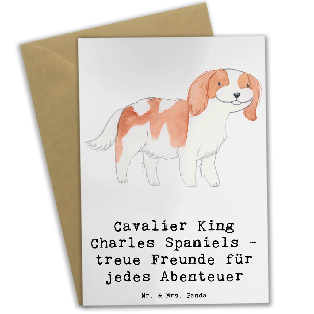 Grußkarte Cavalier King Charles Spaniel Freunde Grußkarte, Klappkarte, Einladungskarte, Glückwunschkarte, Hochzeitskarte, Geburtstagskarte, Karte, Ansichtskarten, Hund, Hunderasse, Rassehund, Hundebesitzer, Geschenk, Tierfreund, Schenken, Welpe