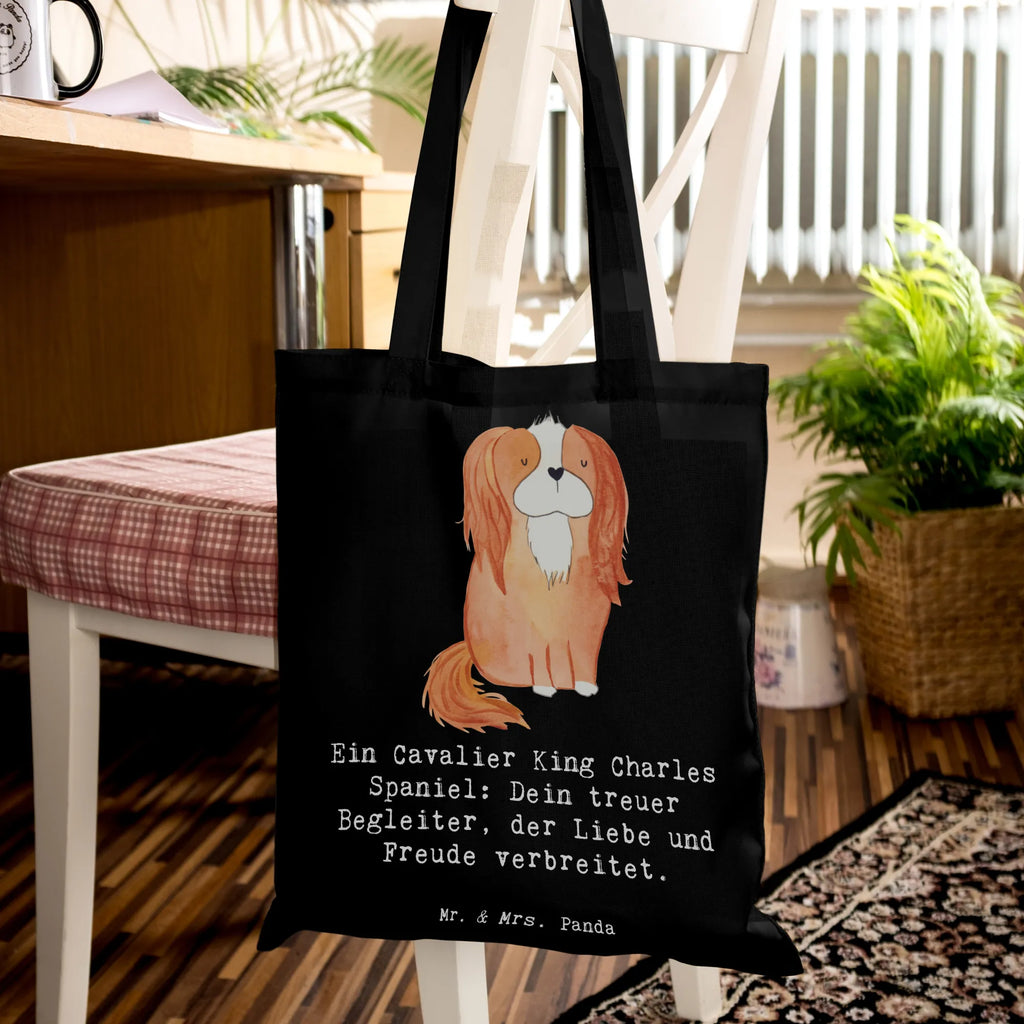 Tragetasche Cavalier King Charles Spaniel Beuteltasche, Beutel, Einkaufstasche, Jutebeutel, Stoffbeutel, Tasche, Shopper, Umhängetasche, Strandtasche, Schultertasche, Stofftasche, Tragetasche, Badetasche, Jutetasche, Einkaufstüte, Laptoptasche, Hund, Hunderasse, Rassehund, Hundebesitzer, Geschenk, Tierfreund, Schenken, Welpe