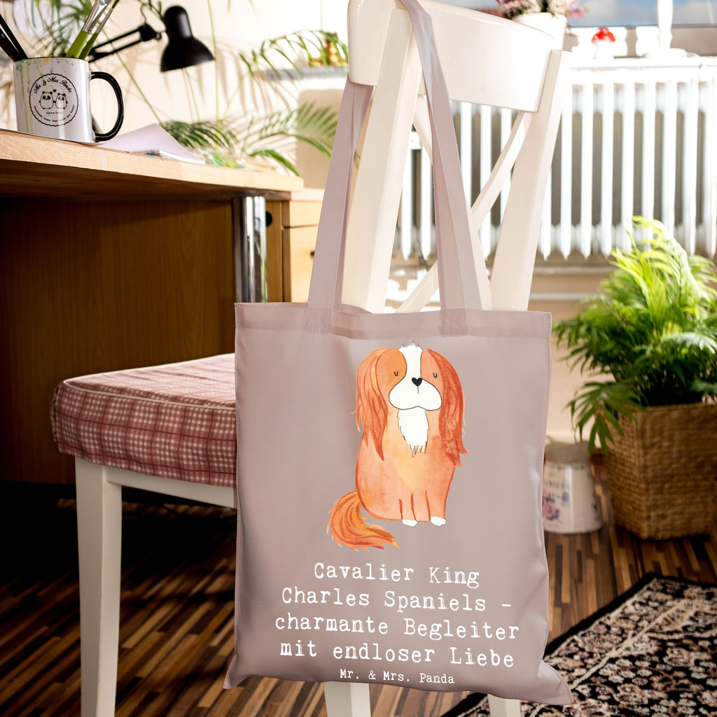 Tragetasche Cavalier King Charles Spaniel Begleiter Beuteltasche, Beutel, Einkaufstasche, Jutebeutel, Stoffbeutel, Tasche, Shopper, Umhängetasche, Strandtasche, Schultertasche, Stofftasche, Tragetasche, Badetasche, Jutetasche, Einkaufstüte, Laptoptasche, Hund, Hunderasse, Rassehund, Hundebesitzer, Geschenk, Tierfreund, Schenken, Welpe