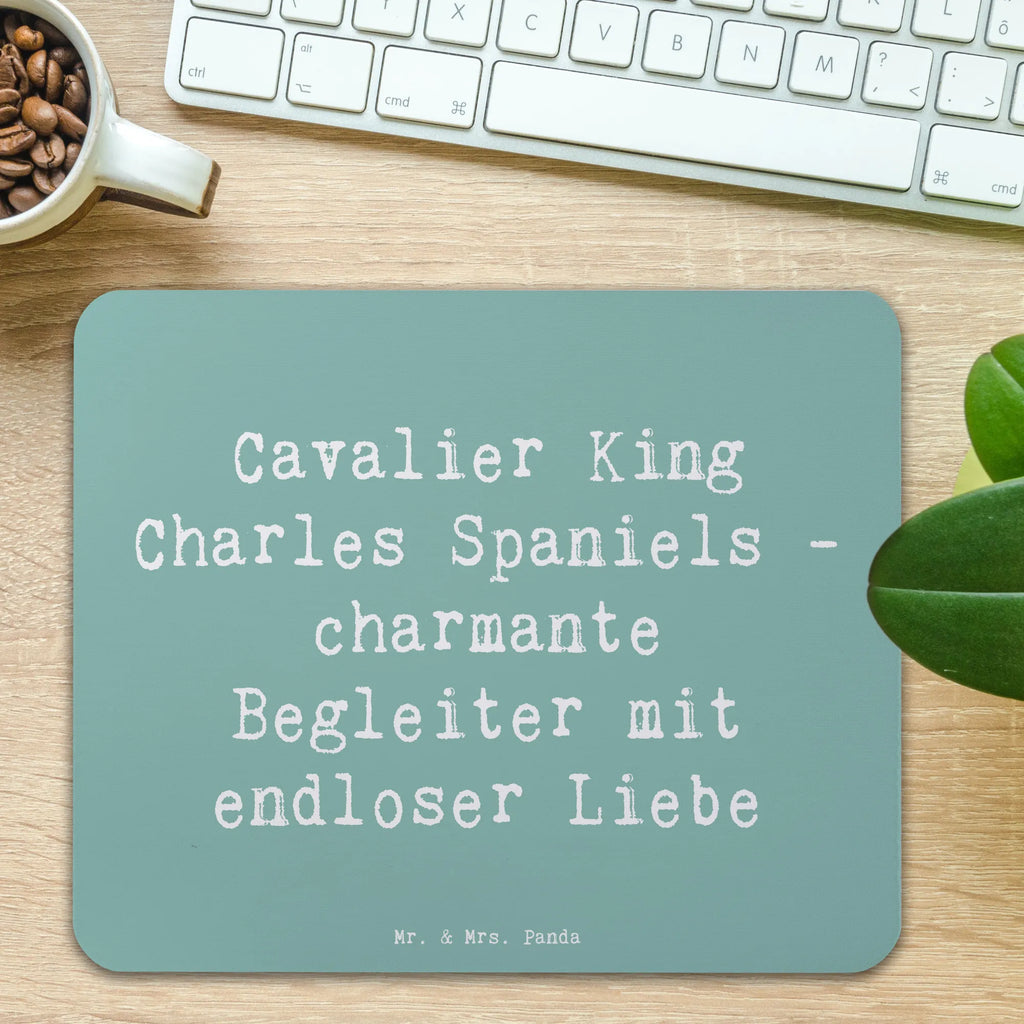 Mauspad Spruch Cavalier King Charles Spaniel Begleiter Mousepad, Computer zubehör, Büroausstattung, PC Zubehör, Arbeitszimmer, Mauspad, Einzigartiges Mauspad, Designer Mauspad, Mausunterlage, Mauspad Büro, Hund, Hunderasse, Rassehund, Hundebesitzer, Geschenk, Tierfreund, Schenken, Welpe