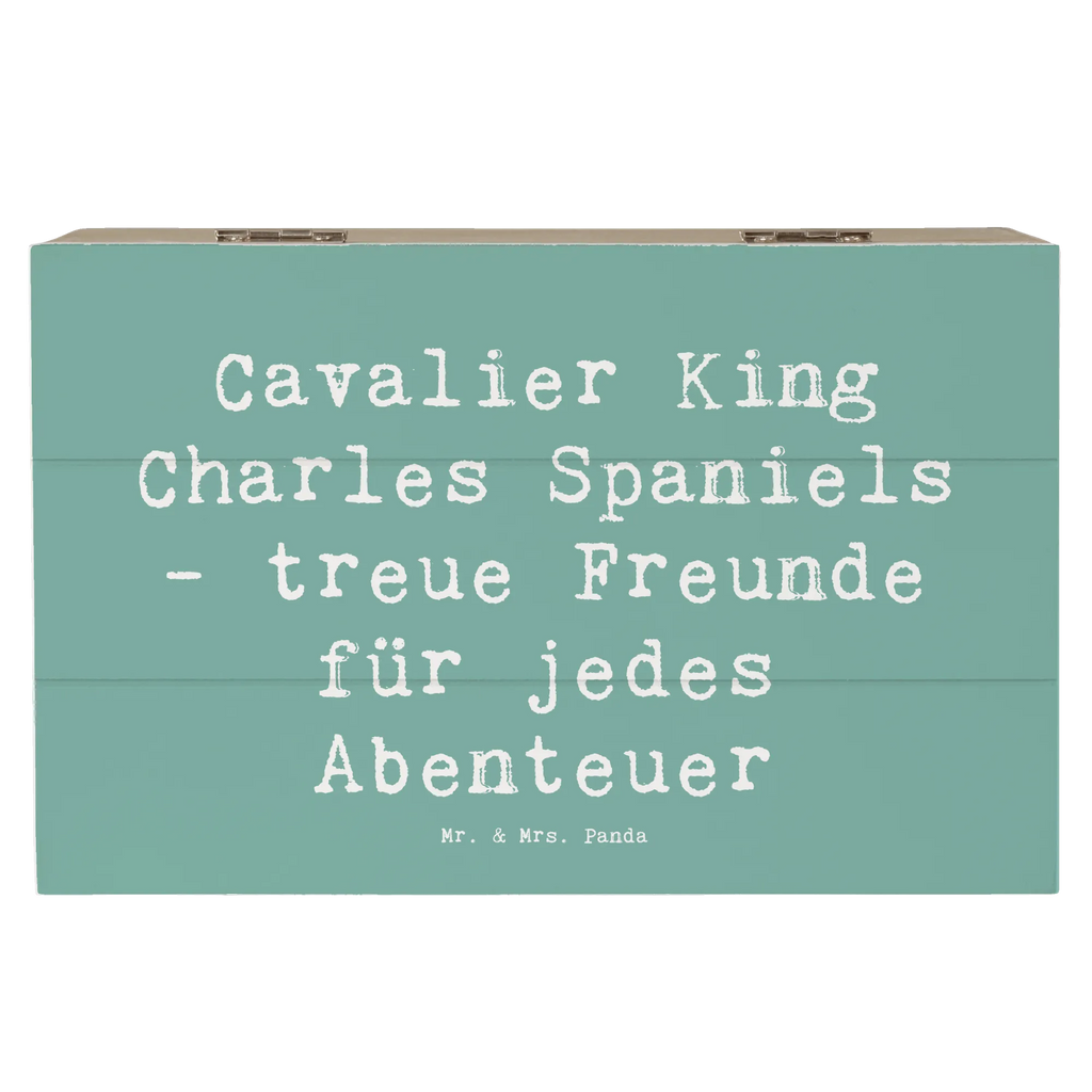 Holzkiste Spruch Cavalier King Charles Spaniel Freunde Holzkiste, Kiste, Schatzkiste, Truhe, Schatulle, XXL, Erinnerungsbox, Erinnerungskiste, Dekokiste, Aufbewahrungsbox, Geschenkbox, Geschenkdose, Hund, Hunderasse, Rassehund, Hundebesitzer, Geschenk, Tierfreund, Schenken, Welpe