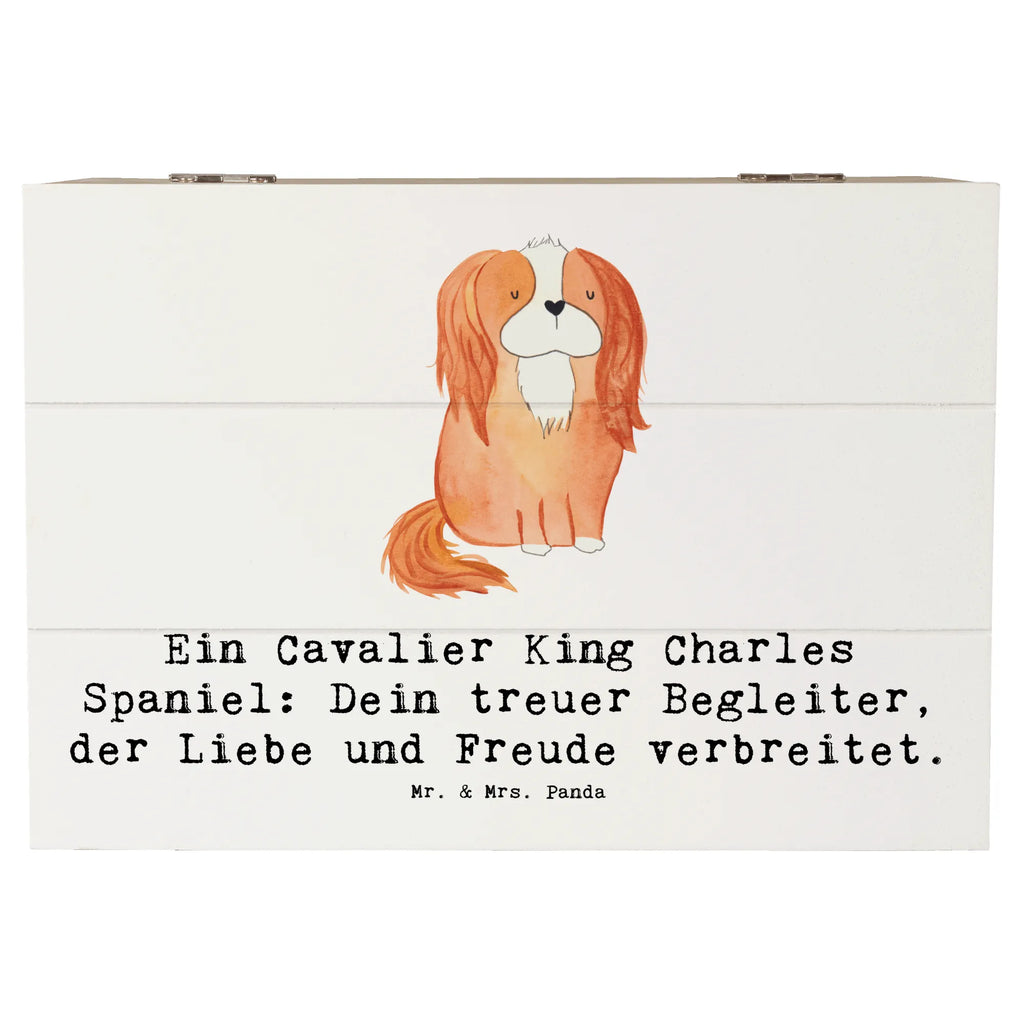 Holzkiste Cavalier King Charles Spaniel Holzkiste, Kiste, Schatzkiste, Truhe, Schatulle, XXL, Erinnerungsbox, Erinnerungskiste, Dekokiste, Aufbewahrungsbox, Geschenkbox, Geschenkdose, Hund, Hunderasse, Rassehund, Hundebesitzer, Geschenk, Tierfreund, Schenken, Welpe