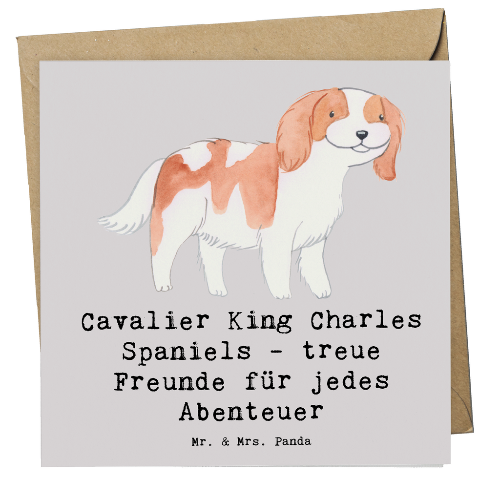 Deluxe Karte Cavalier King Charles Spaniel Freunde Karte, Grußkarte, Klappkarte, Einladungskarte, Glückwunschkarte, Hochzeitskarte, Geburtstagskarte, Hochwertige Grußkarte, Hochwertige Klappkarte, Hund, Hunderasse, Rassehund, Hundebesitzer, Geschenk, Tierfreund, Schenken, Welpe