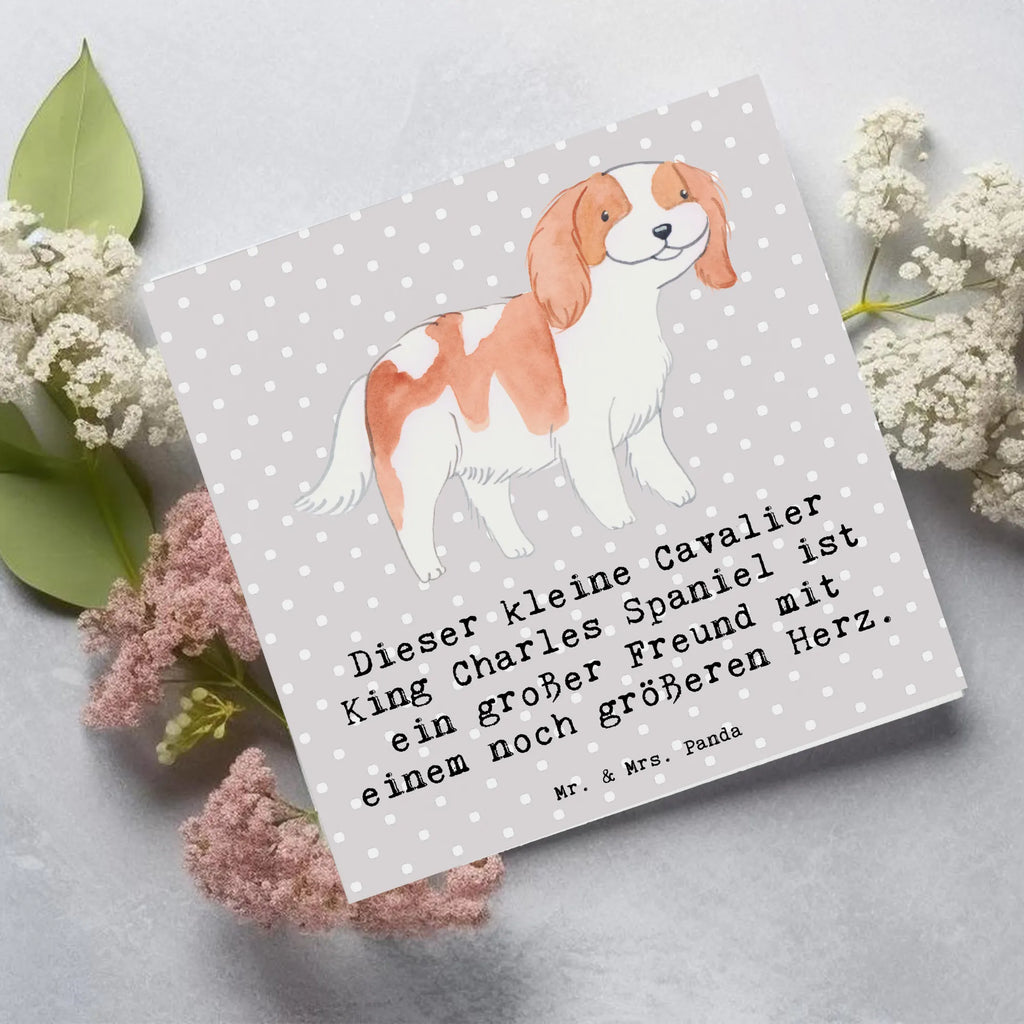 Deluxe Karte Cavalier King Charles Spaniel Karte, Grußkarte, Klappkarte, Einladungskarte, Glückwunschkarte, Hochzeitskarte, Geburtstagskarte, Hochwertige Grußkarte, Hochwertige Klappkarte, Hund, Hunderasse, Rassehund, Hundebesitzer, Geschenk, Tierfreund, Schenken, Welpe