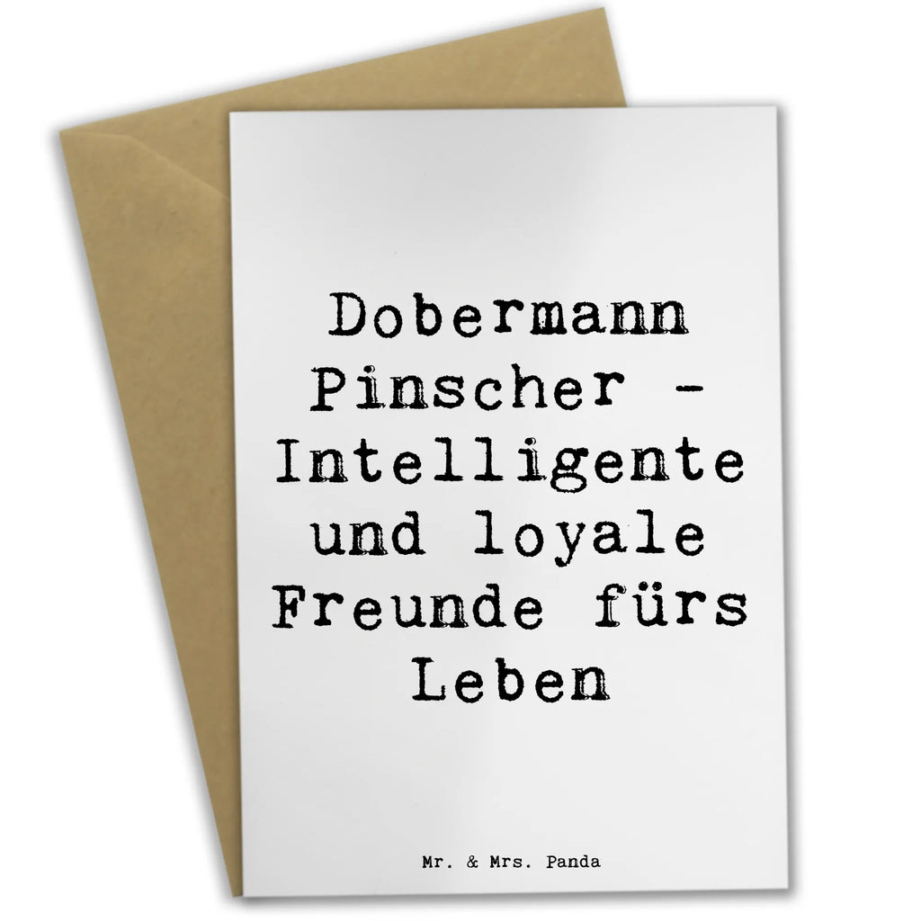 Grußkarte Spruch Dobermann Pinscher Freund Grußkarte, Klappkarte, Einladungskarte, Glückwunschkarte, Hochzeitskarte, Geburtstagskarte, Karte, Ansichtskarten, Hund, Hunderasse, Rassehund, Hundebesitzer, Geschenk, Tierfreund, Schenken, Welpe