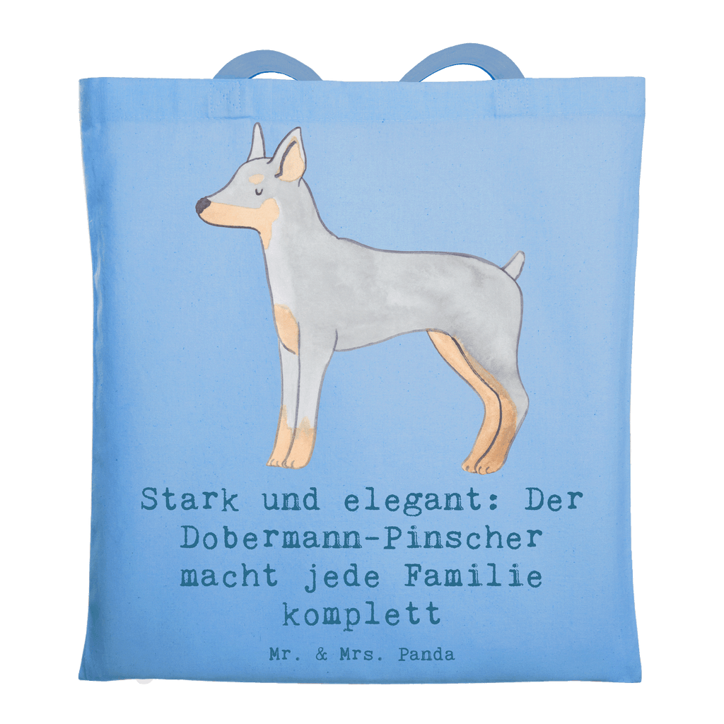 Tragetasche Dobermann Pinscher Beuteltasche, Beutel, Einkaufstasche, Jutebeutel, Stoffbeutel, Tasche, Shopper, Umhängetasche, Strandtasche, Schultertasche, Stofftasche, Tragetasche, Badetasche, Jutetasche, Einkaufstüte, Laptoptasche, Hund, Hunderasse, Rassehund, Hundebesitzer, Geschenk, Tierfreund, Schenken, Welpe