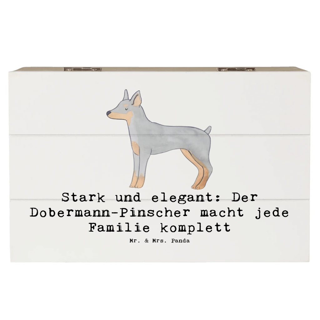 Holzkiste Dobermann Pinscher Holzkiste, Kiste, Schatzkiste, Truhe, Schatulle, XXL, Erinnerungsbox, Erinnerungskiste, Dekokiste, Aufbewahrungsbox, Geschenkbox, Geschenkdose, Hund, Hunderasse, Rassehund, Hundebesitzer, Geschenk, Tierfreund, Schenken, Welpe