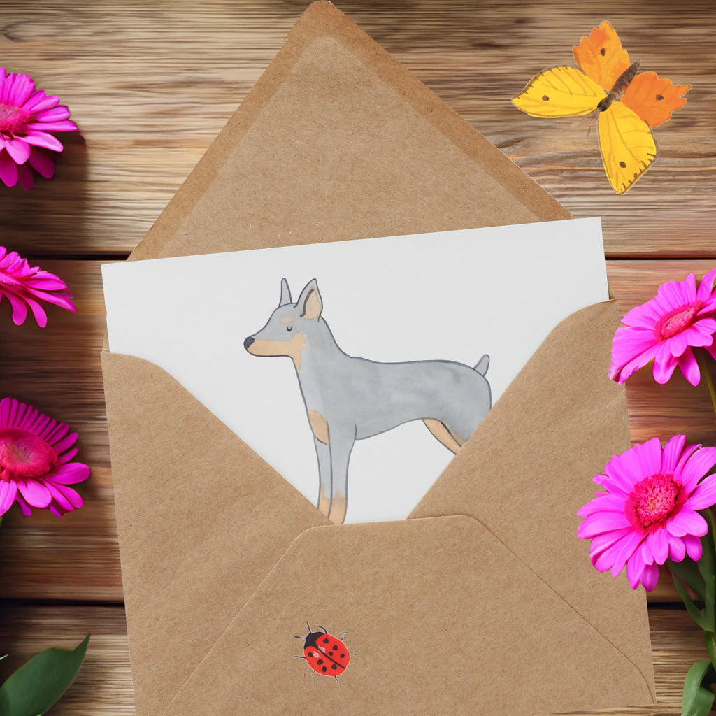 Deluxe Karte Dobermann Pinscher Freund Karte, Grußkarte, Klappkarte, Einladungskarte, Glückwunschkarte, Hochzeitskarte, Geburtstagskarte, Hochwertige Grußkarte, Hochwertige Klappkarte, Hund, Hunderasse, Rassehund, Hundebesitzer, Geschenk, Tierfreund, Schenken, Welpe