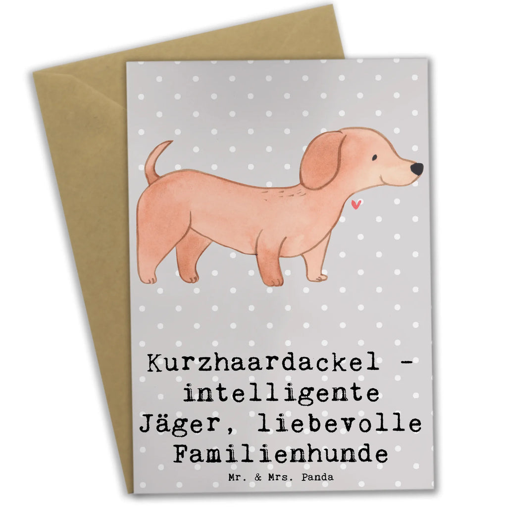 Grußkarte Kurzhaardackel Liebe Grußkarte, Klappkarte, Einladungskarte, Glückwunschkarte, Hochzeitskarte, Geburtstagskarte, Karte, Ansichtskarten, Hund, Hunderasse, Rassehund, Hundebesitzer, Geschenk, Tierfreund, Schenken, Welpe