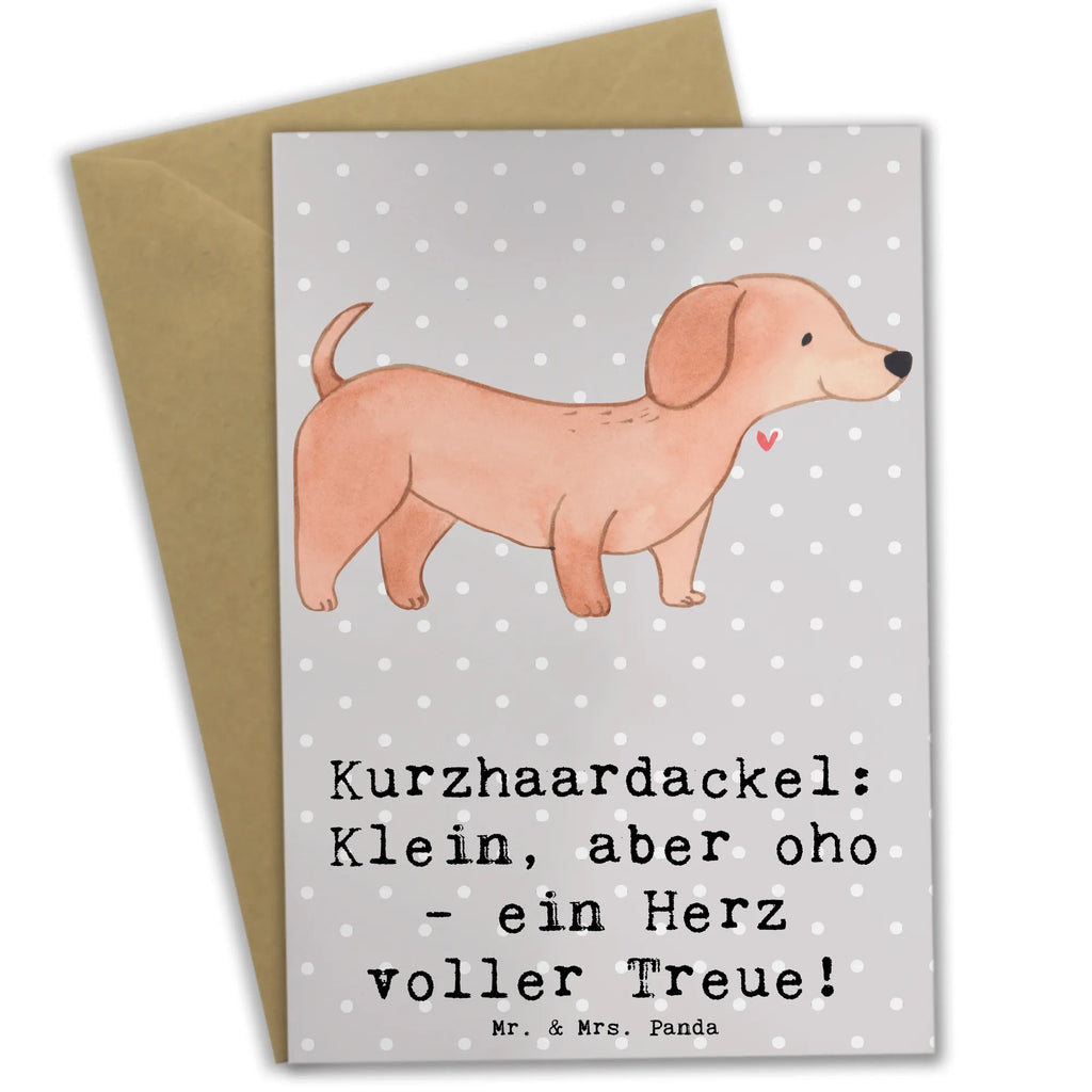 Grußkarte Kurzhaardackel Herz Grußkarte, Klappkarte, Einladungskarte, Glückwunschkarte, Hochzeitskarte, Geburtstagskarte, Karte, Ansichtskarten, Hund, Hunderasse, Rassehund, Hundebesitzer, Geschenk, Tierfreund, Schenken, Welpe