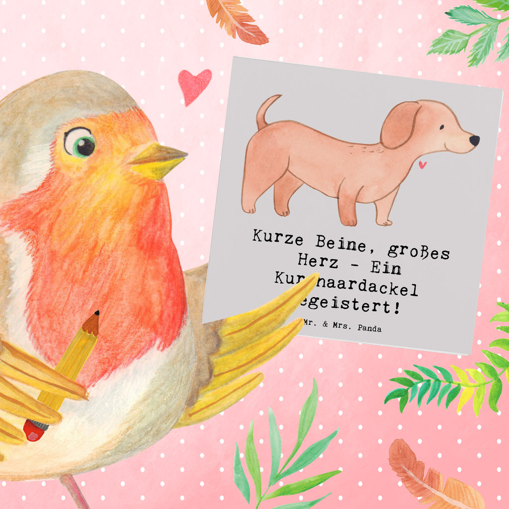 Deluxe Karte Kurzhaardackel Herz Karte, Grußkarte, Klappkarte, Einladungskarte, Glückwunschkarte, Hochzeitskarte, Geburtstagskarte, Hochwertige Grußkarte, Hochwertige Klappkarte, Hund, Hunderasse, Rassehund, Hundebesitzer, Geschenk, Tierfreund, Schenken, Welpe