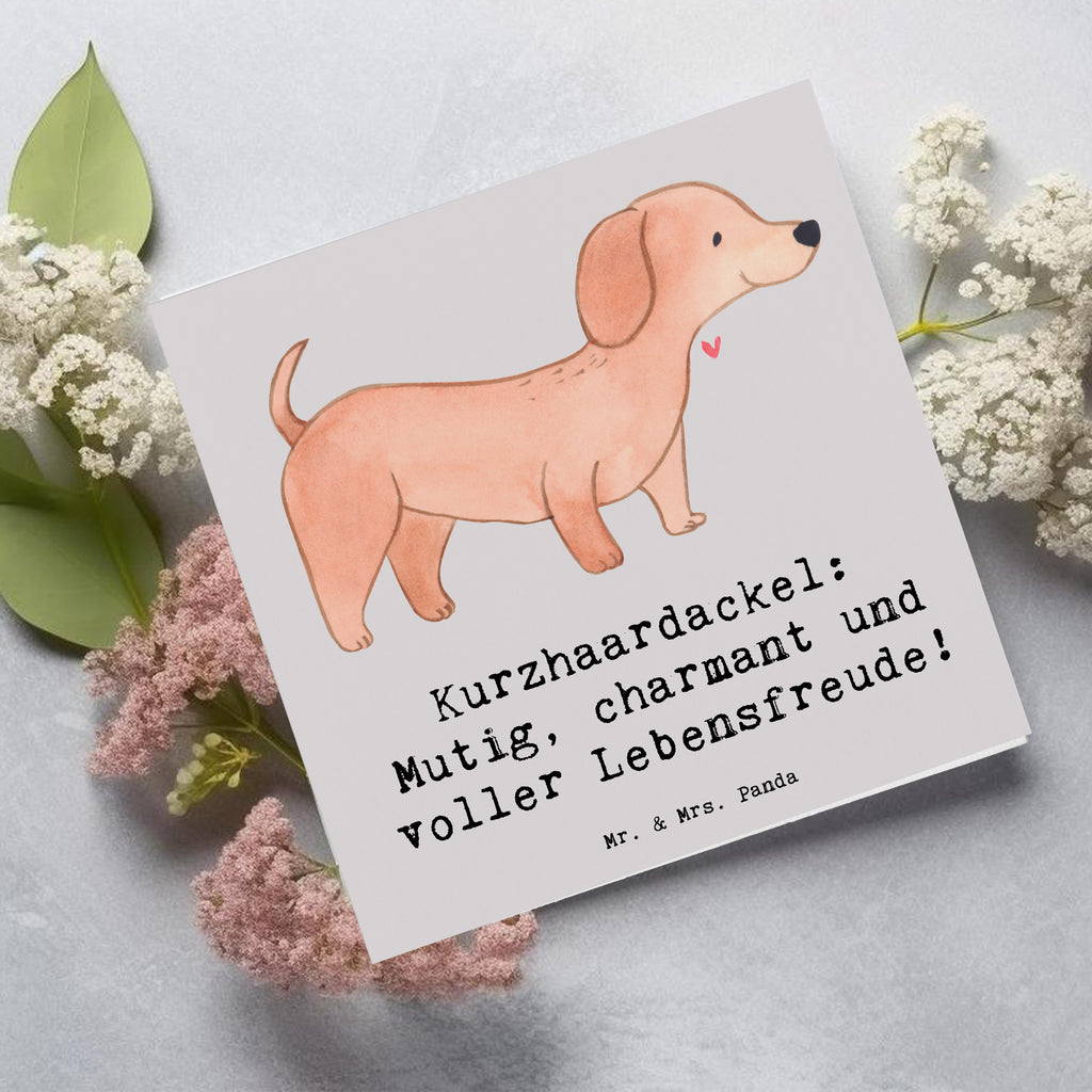 Deluxe Karte Mutiger Dackel Karte, Grußkarte, Klappkarte, Einladungskarte, Glückwunschkarte, Hochzeitskarte, Geburtstagskarte, Hochwertige Grußkarte, Hochwertige Klappkarte, Hund, Hunderasse, Rassehund, Hundebesitzer, Geschenk, Tierfreund, Schenken, Welpe