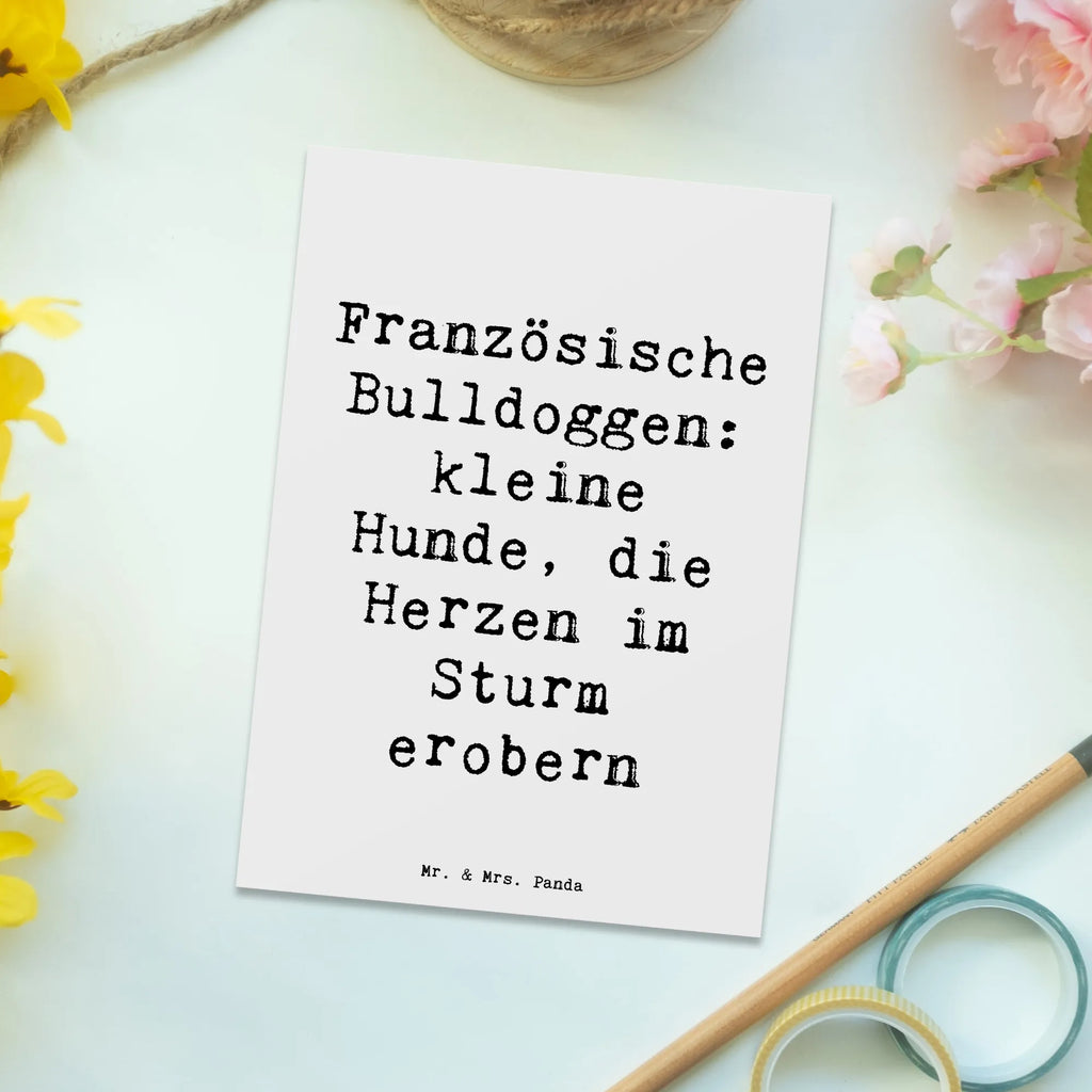 Postkarte Spruch Französische Bulldogge Postkarte, Karte, Geschenkkarte, Grußkarte, Einladung, Ansichtskarte, Geburtstagskarte, Einladungskarte, Dankeskarte, Ansichtskarten, Einladung Geburtstag, Einladungskarten Geburtstag, Hund, Hunderasse, Rassehund, Hundebesitzer, Geschenk, Tierfreund, Schenken, Welpe