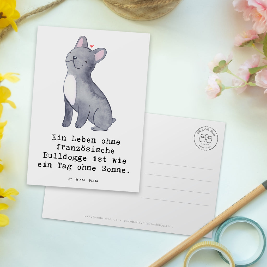 Postkarte Französische Bulldogge Postkarte, Karte, Geschenkkarte, Grußkarte, Einladung, Ansichtskarte, Geburtstagskarte, Einladungskarte, Dankeskarte, Ansichtskarten, Einladung Geburtstag, Einladungskarten Geburtstag, Hund, Hunderasse, Rassehund, Hundebesitzer, Geschenk, Tierfreund, Schenken, Welpe