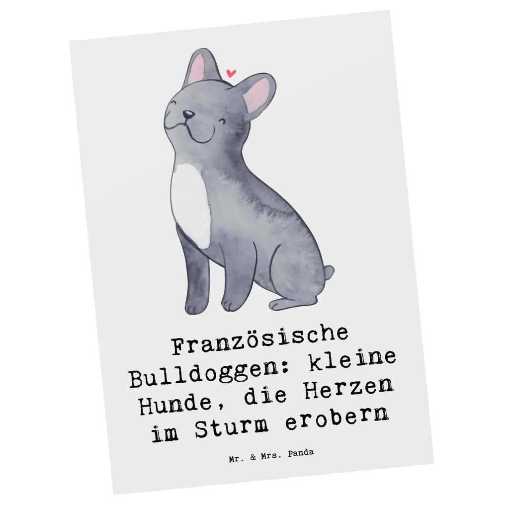 Postkarte Französische Bulldogge Postkarte, Karte, Geschenkkarte, Grußkarte, Einladung, Ansichtskarte, Geburtstagskarte, Einladungskarte, Dankeskarte, Ansichtskarten, Einladung Geburtstag, Einladungskarten Geburtstag, Hund, Hunderasse, Rassehund, Hundebesitzer, Geschenk, Tierfreund, Schenken, Welpe