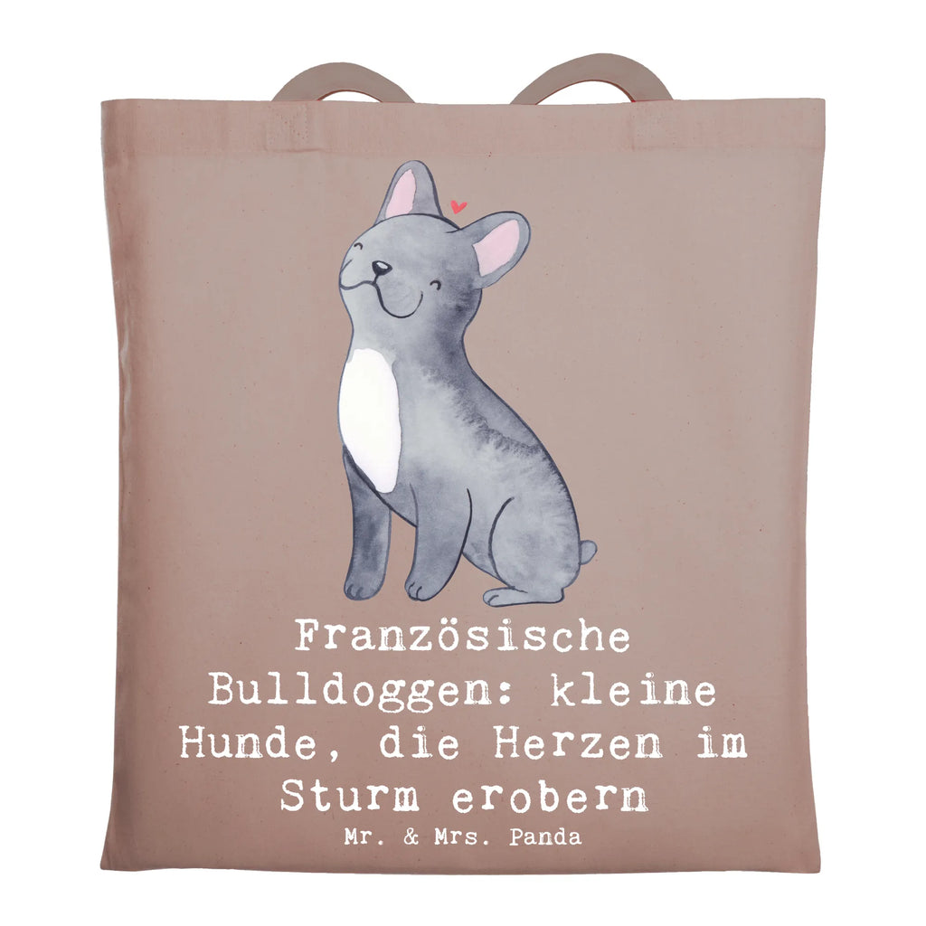 Tragetasche Französische Bulldogge Beuteltasche, Beutel, Einkaufstasche, Jutebeutel, Stoffbeutel, Tasche, Shopper, Umhängetasche, Strandtasche, Schultertasche, Stofftasche, Tragetasche, Badetasche, Jutetasche, Einkaufstüte, Laptoptasche, Hund, Hunderasse, Rassehund, Hundebesitzer, Geschenk, Tierfreund, Schenken, Welpe