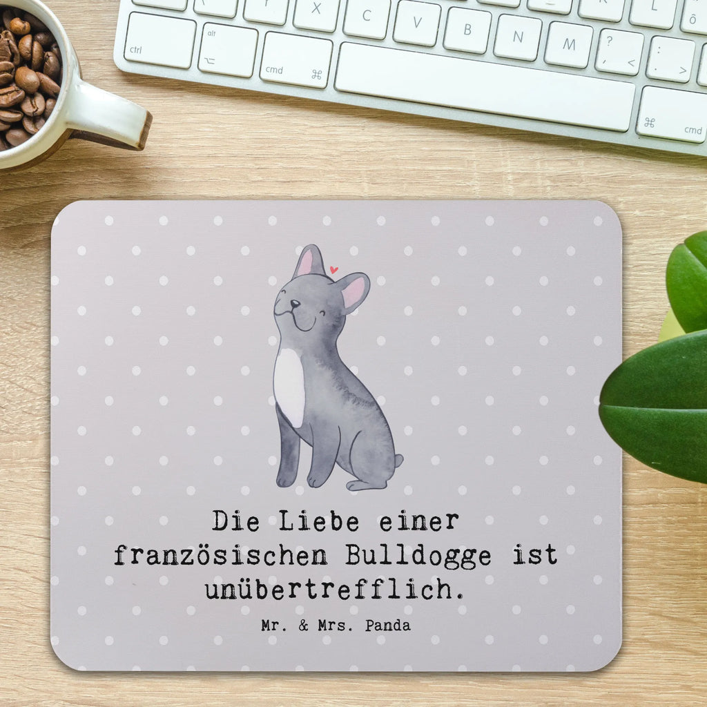 Mauspad Französische Bulldogge Liebe Mousepad, Computer zubehör, Büroausstattung, PC Zubehör, Arbeitszimmer, Mauspad, Einzigartiges Mauspad, Designer Mauspad, Mausunterlage, Mauspad Büro, Hund, Hunderasse, Rassehund, Hundebesitzer, Geschenk, Tierfreund, Schenken, Welpe