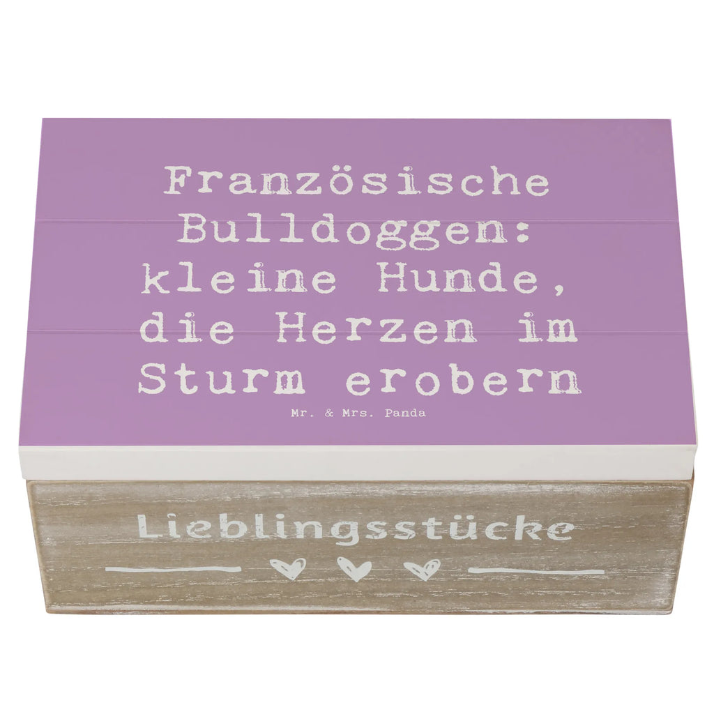 Holzkiste Spruch Französische Bulldogge Holzkiste, Kiste, Schatzkiste, Truhe, Schatulle, XXL, Erinnerungsbox, Erinnerungskiste, Dekokiste, Aufbewahrungsbox, Geschenkbox, Geschenkdose, Hund, Hunderasse, Rassehund, Hundebesitzer, Geschenk, Tierfreund, Schenken, Welpe