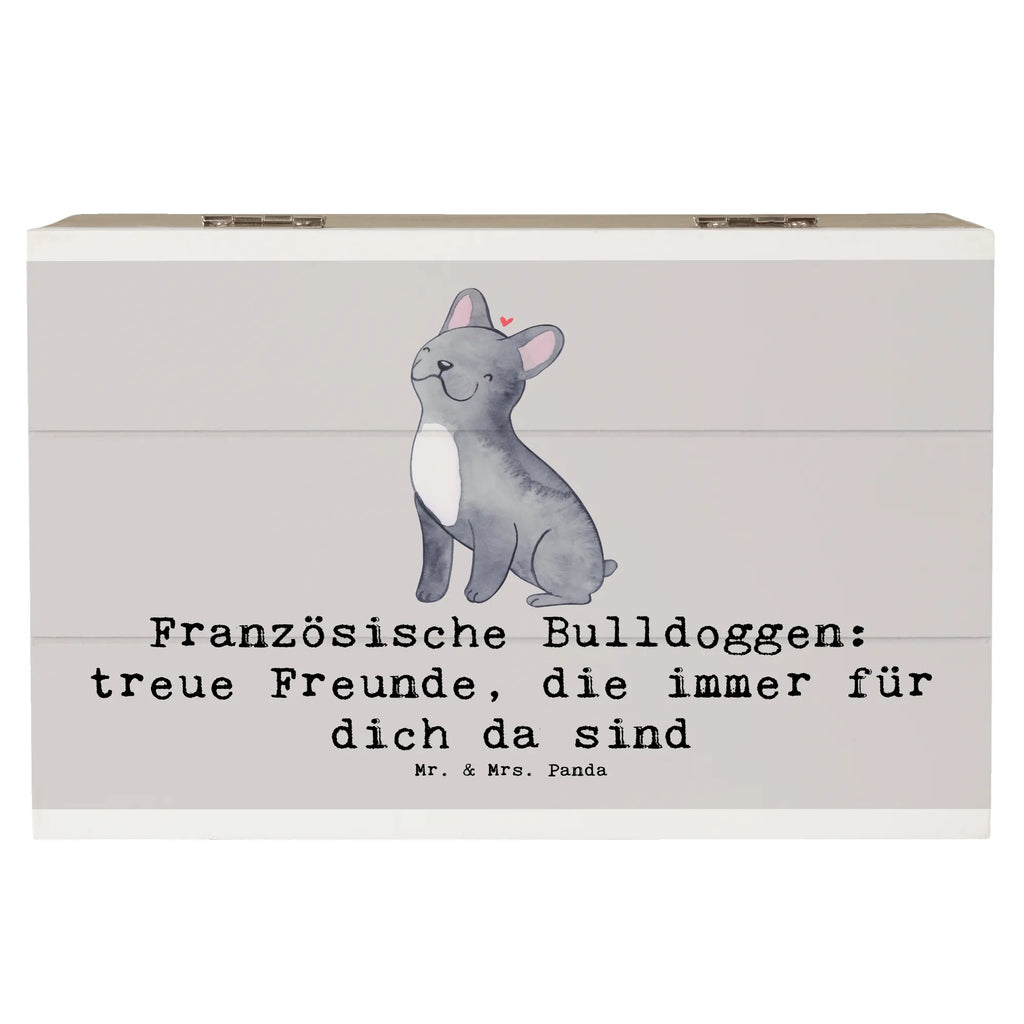 Holzkiste Französische Bulldogge Freund Holzkiste, Kiste, Schatzkiste, Truhe, Schatulle, XXL, Erinnerungsbox, Erinnerungskiste, Dekokiste, Aufbewahrungsbox, Geschenkbox, Geschenkdose, Hund, Hunderasse, Rassehund, Hundebesitzer, Geschenk, Tierfreund, Schenken, Welpe