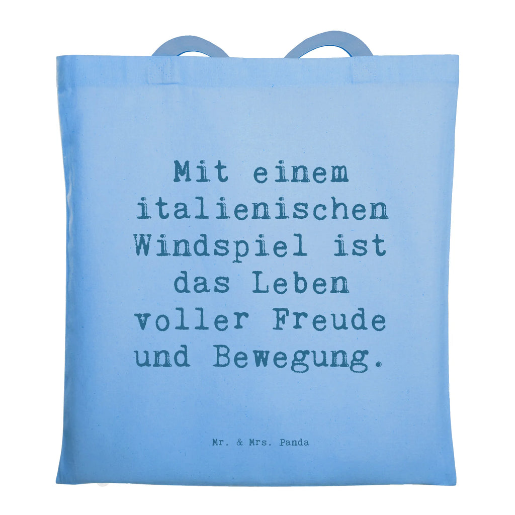 Tragetasche Spruch Italienisches Windspiel Glück Beuteltasche, Beutel, Einkaufstasche, Jutebeutel, Stoffbeutel, Tasche, Shopper, Umhängetasche, Strandtasche, Schultertasche, Stofftasche, Tragetasche, Badetasche, Jutetasche, Einkaufstüte, Laptoptasche, Hund, Hunderasse, Rassehund, Hundebesitzer, Geschenk, Tierfreund, Schenken, Welpe