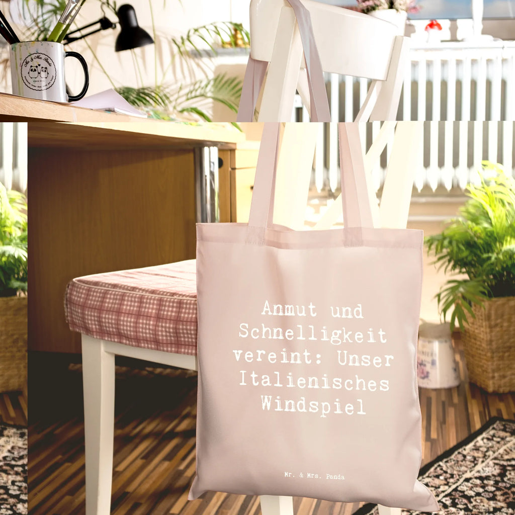 Tragetasche Spruch Italienisches Windspiel Beuteltasche, Beutel, Einkaufstasche, Jutebeutel, Stoffbeutel, Tasche, Shopper, Umhängetasche, Strandtasche, Schultertasche, Stofftasche, Tragetasche, Badetasche, Jutetasche, Einkaufstüte, Laptoptasche, Hund, Hunderasse, Rassehund, Hundebesitzer, Geschenk, Tierfreund, Schenken, Welpe