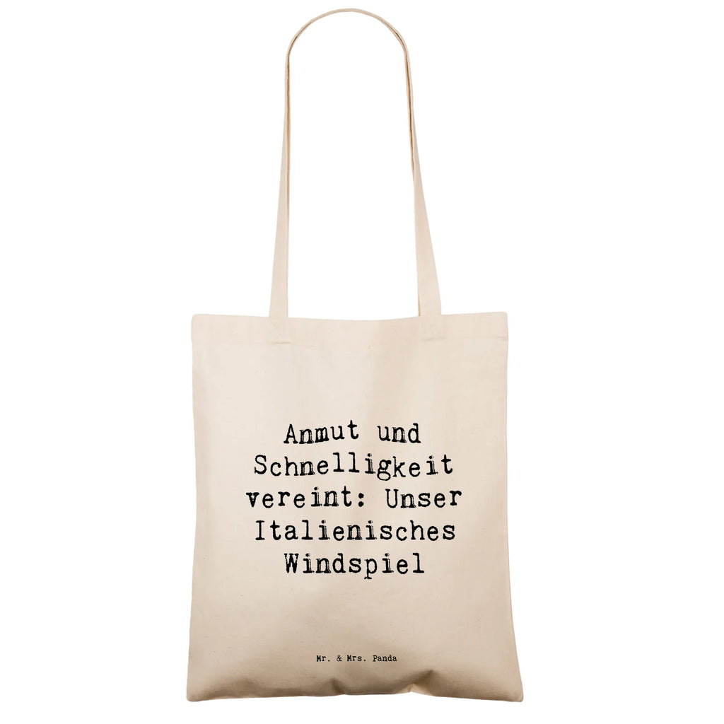 Tragetasche Spruch Italienisches Windspiel Beuteltasche, Beutel, Einkaufstasche, Jutebeutel, Stoffbeutel, Tasche, Shopper, Umhängetasche, Strandtasche, Schultertasche, Stofftasche, Tragetasche, Badetasche, Jutetasche, Einkaufstüte, Laptoptasche, Hund, Hunderasse, Rassehund, Hundebesitzer, Geschenk, Tierfreund, Schenken, Welpe